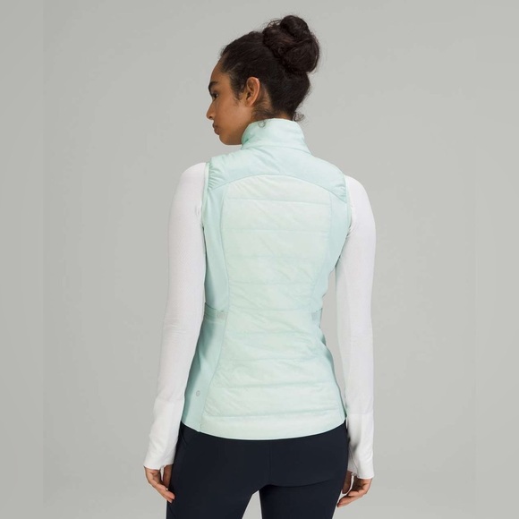 NWT Lululemon Down For It All Puffer Vest - Delicate Mint - Outdoor Winter Fall - Picture 2 of 16